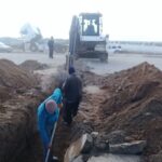 عملیات احداث کانال جمع آوری  آبهای سطحی عمار۲۹ مهرشهر توسط نیروهای عمران منطقه یک