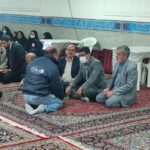 میز خدمت در مسجد موسی بن جعفر (خیابان کاظمیه)با حضور مدیر منطقه یک و مسئولین سازمانها و ادارات.