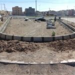 جدول گذاری و نوسازی فضای سبز ضلع غرب میدان ۹ دی مهرشهر