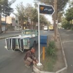 بازسازی و نگارش مجدد تعدادی از  تابلوهای خیابان جمهوری ،رجایی و ایثار  توسط اداره خدمات شهری