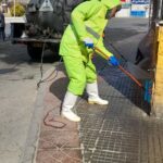 شستشوی ایستگاه های اتوبوس سطح منطقه یک