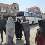 بازدید میدانی عضو محترم شورای اسلامی شهر و شهردار منطقه یک از مهرشهر