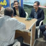 🔸برپایی میز خدمت در محل نمایشگاه دفاع مقدس