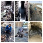 اجرای عملیات لایروبی و پاکسازی جوبه ها و کانال های سطح منطقه یک