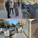 بازدید دکتر صادقی از فعالیت‌های خدماتی و عمرانی سطح منطقه یک
